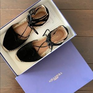 Aquazurra Black suede Espadrilles